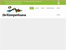 Tablet Screenshot of klompenhoeve.nl